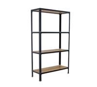 Etagère de rangement Simonhome Click Wood Mini 4/300 anthracite osb 4 niveaux 1600x800x300 G