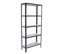 Simonrack Étagère métallique sans vis SIMONHOME Click Wood Plus 5/300 Antracita/Blanc