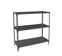 Simonrack Étagère Rangement et 3 Niveaux, 180 kg Capacité de Charge et Point de Flexion, 1000x1000x400 mm, Étagère Charge Lourde, Étagère Garage, Anthracite - Simonclick