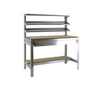 SimonRack - Kit Etabli 1440x1500x750mm Charge 600Kg - SIMONWORK BT-1 BOX 1500 GALVA/BOIS