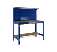SimonRack - Kit Etabli 1440x900x600mm Charge 400Kg - SIMONWORK BT3 900 BLEU/BOIS SIMONRAC