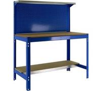 SimonRack - Kit Etabli 1440x900x600mm Charge 400Kg - SIMONWORK BT3 900 BLEU/BOIS SIMONRAC Bleu G