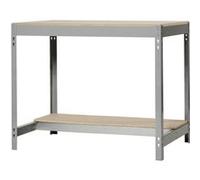 SimonRack - Kit Etabli 840x900x600mm - BT-0 900 GRIS FONCE/BOIS