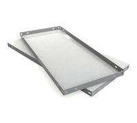 SimonRack Plateau en métal - 600 x 600 mm Blanc