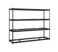 SimonRack SimonTaller Étagère métallique, 500 kg à Point Flexible, 2 000 x 2100 x 750 mm, 4 étagères, étagère de Rangement, étagère Industrielle, Anthracite/Anthracite