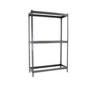 SimonRack SimonTaller Étagère métallique 600 kg à Point Flexible, 2 000 x 1500 x 450 mm, 3 étagères, étagère de Rangement, étagère Industrielle, Gris