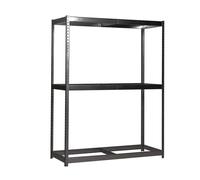 SimonRack SimonTaller Étagère métallique 600 kg à Point Flexible, 2 000 x 1500 x 750 mm, 3 étagères, étagère de Rangement, étagère Industrielle, Anthracite/Anthracite