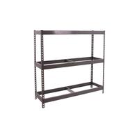 SimonRack SimonTaller Étagère métallique 600 kg à Point Flexible, 2 000 x 1500 x 750 mm, 3 étagères, étagère de Rangement, étagère Industrielle, Gris