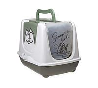 Simon's Cat by Karlie Bac à litière pour Chat, Vert, L 50 x l 37 x H 39 cm