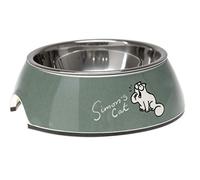 Karlie - Gamelle pour chat Simon's Cat 522105 - Vert 160 ml 14 x 14 x 4,5 cm