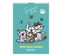 Simon's Cat Calendrier mural 2026 Motif chat A3
