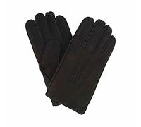 Simons Leather Gants noirs 100 % peau de mouton pour homme, Noir , S