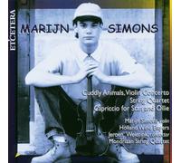 Marijn Simons – Cuddly Animals (Concerto violon, Quatuor, Capriccio) – Integral