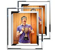 Simon's Shop Cadre d'image en Verre 20,3 x 25,4 cm - Cadre d'affichage Mural et de Table - 2 PCS