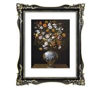 Simon's Shop Cadre photo noir 28 x 35,6 cm, cadre antique 28 x 35,6 cm, passe-partout pour photo de 20,3 x 25,4 cm, décoration murale vintage