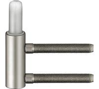 SIMONSWERK V3400 WF - Pièce de cadre de porte pour portes en bois contreplaquées avec bâton d'alimentation et sac à visser - Diamètre : 15 mm - Acier inoxydable