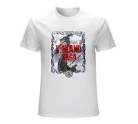 SIMOROL Men's Vinland Saga Anime Unisex T-Shirt [T-Shirt] Vinsaga White S