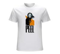 SIMOROL Steed &Amp Mrs Peel Mens T-Shirt Emma Peel White L