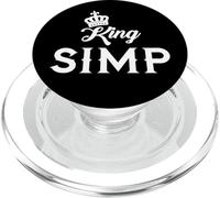 Simp King - Sarcastic Egamer et Egirl Internet Meme Nation PopSockets PopGrip pour MagSafe