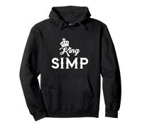 Simp King - Sarcastic Egamer et Egirl Internet Meme Nation Sweat à Capuche