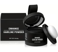 Simp&life Hairline Powder | Verroni Hairline Powder | Orangalert Hair Powder,Enhanced Hairline Powder, Hairline Powder Instantly Conceals Hair Loss, Root Touch up Hair Powder (#03 Black, 1PC)