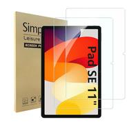 Simpeak 2 Pack Verre Trempé Compatible pour Xiaomi Redmi Pad SE 11" 2023 Protection Ecran 9H Super Dureté/Anti Rayures/Ultra-Clair/Anti Bulle