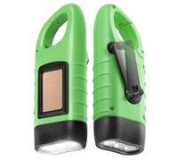 Simpeak Lampe de Poche Solaire Lot de 2 Torche LED Solaire & Manivelle Flashlight Rechargeables Les Activité en Plein Air Lampe d'urgence