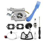 SIMPERAC Carburateur 125b pour Husqvarna 125B 125BX 125BVX Souffleur à feuilles de rechange pour Zama C1Q-W37 590460102 avec filtre à air 125B