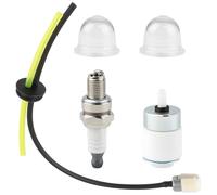 SIMPERAC Kit de conduite de carburant pour Redmax EBZ7500 Poulan Pro PR46BT Husqvarna 570BTS 580BTS souffleur à dos EBZ7150 170BT 180BT 370BTS 380BTS BP400 PR48BT Ampoule d'amorçage Filtre à carburant