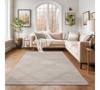 SIMPEX Tapis 240x340 cm Crème, Tapis XXL à Poils Courts, Finition Uniforme, idéal pour Grands espaces