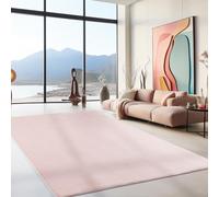 SIMPEX Tapis Couloir Lavable Poils Courts 80x150 cm Rose
