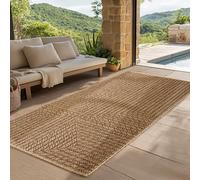 SIMPEX Tapis d’intérieur et d’extérieur - Robuste, résistant aux intempéries et Facile à Entretenir, au Look Naturel en Jute, idéal pour Salon, Cuisine, terrasse, Jardin et Balcon, 80x250 cm