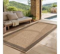 SIMPEX Tapis d intérieur et d extérieur Robuste, résistant aux intempéries et Facile à Entretenir, au Look Naturel en Jute, idéal pour Salon, Cuisine, terrasse, Jardin et Balcon, 80x150 cm