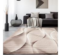 SIMPEX Tapis de salon, chambre, salle à manger, couloir, cuisine, design moderne ombré, doux, à poils courts, facile d'entretien, 200 x 290 cm