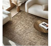 SIMPEX Tapis en Coton Chenille Beige 240x340 cm Lavable, Style Boho, Vintage Kelim, Pour Salon, Chambre, Bureau & Cuisine