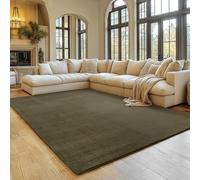 SIMPEX Tapis Vert 200x280 cm Tapis à Poils Courts Lavable, Doucement Antidérapant et Design Monochrome Moderne pour Salon, Chambre, Cuisine et Chambre d'enfant
