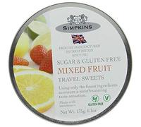 Simpkins Sugar & Gluten Free Mixed Fruit Travel Sweets x 3