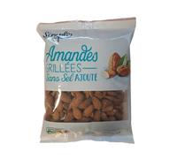 SIMPL - Amandes Grillées Sans Sel, Croquant Naturel et Riche en Saveurs (Paquet 400g) - Le Lot De 3