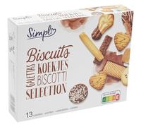 SIMPL Assortiment de Biscuits Fins 500g - 13 Variétés en Box Cartonnée - Biscuits pour Pause Gourmande et Équilibrée - Lot de 3