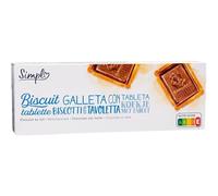 SIMPL - Délice Gourmand au Chocolat au Lait, Biscuits Croquants à Partager (150g) - lot de 4 - Vendu par Lot