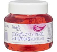 Simpl - Gel Coiffant Extra Fort, Tenue Longue Durée et Look Mat Naturel, 250Ml - Lot De 4