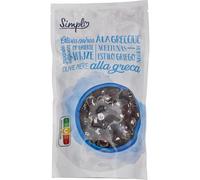 SIMPL - Olives noires à la grecque - Saveur Méditerranéenne Authentique · Parfait avec Feta et Salade Grecque - le sachet de 400 g - Le Lot De 4