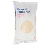 SIMPL - Riz Rond Blanchi Idéal pour Risotto et Desserts, Texture Fondante et Parfumée (1kg) - Le Lot De 4