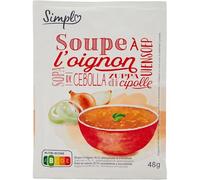 SIMPL - Soupe Déshydratée Réconfortante à l’Oignon, Saveur Intense et Texture Onctueuse (Sachet 48g) - lot de 6 - Vendu par Lot