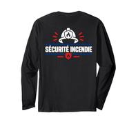 Simple Agent Prévention Pompier [Dos] Sécurité Incendie Manche Longue