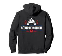 Simple Agent Prévention Pompier [Dos] Sécurité Incendie Sweat à Capuche