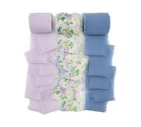 Simple and Things Fringe Chiffon Ribbon, 1.5" X 18 Yds Total, Fine and Elegant Ribbon, Use for Wedding Invitations, Bridal Bouquets, Gift Wr