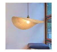 Simple bohème de la lumière du rotin d'Asie du Sud-Est - des Lampes en Bambou Creux de la lumière S1 créative. Chandelier réglable E27 tissé à la Main pour l'îlot de Cuisine. Lampe Suspendue