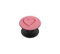 Simple Cœur Rose Contour Doux Esthétique Amour PopSockets PopGrip Adhésif