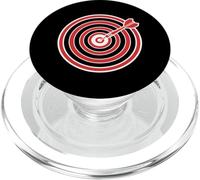Simple Darts Bullseye Lecteur Graphique Cible PopSockets PopGrip pour MagSafe